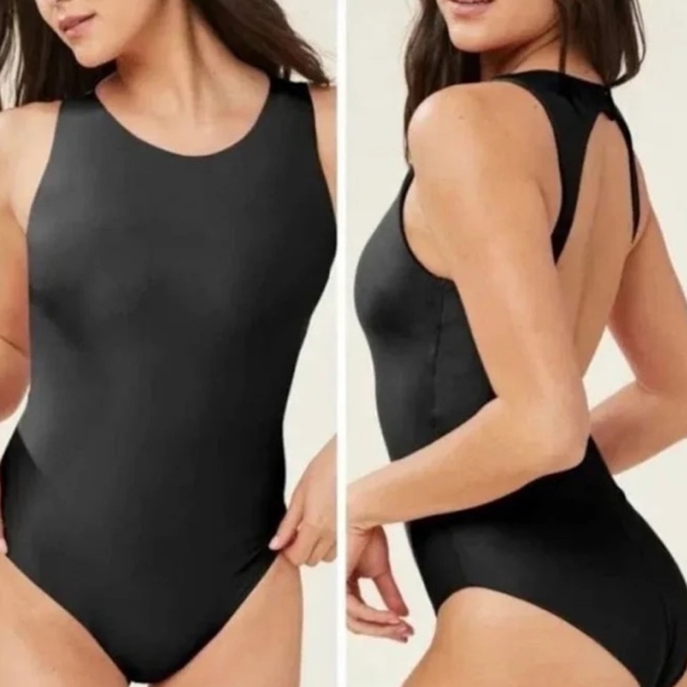 Andie The Corsica One Piece Black